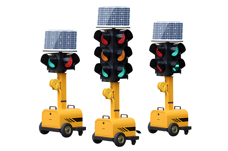 Portable Movable Solar Traffic Light