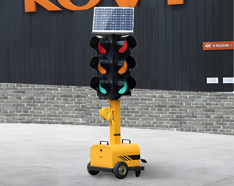 Portable Movable Solar Traffic Light