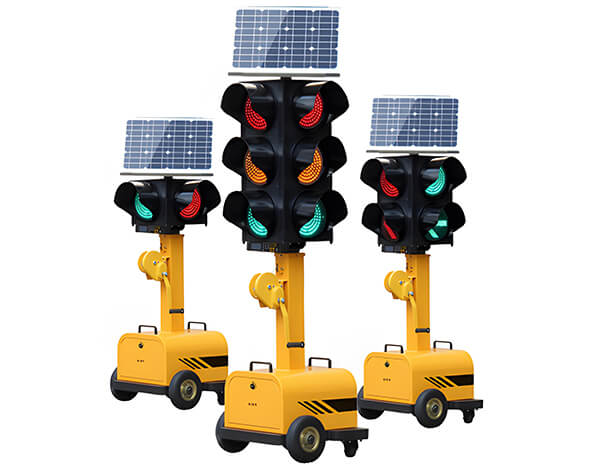 Portable Movable Solar Traffic Light