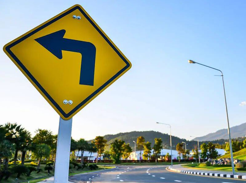 Traffic Safety Warning Sign Board