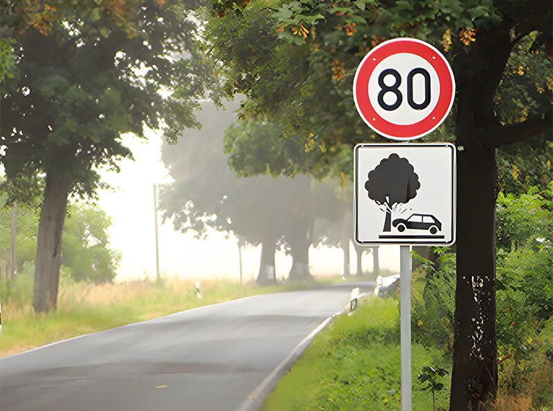 Traffic Safety Warning Sign Board