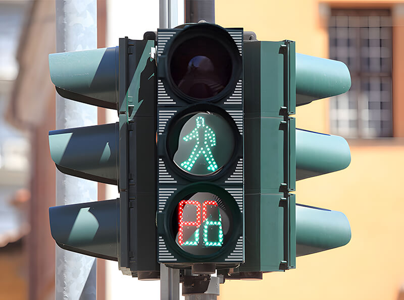 Red Green Traffic Signal Light