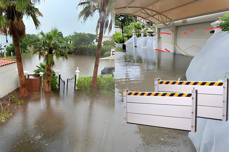 Aluminum Flood Barriers: A Dubai Villa's Defense Against Monsoon Threats